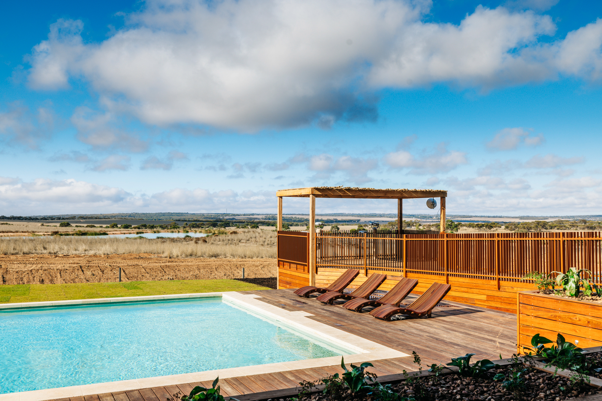 Pool overlooking waterhole