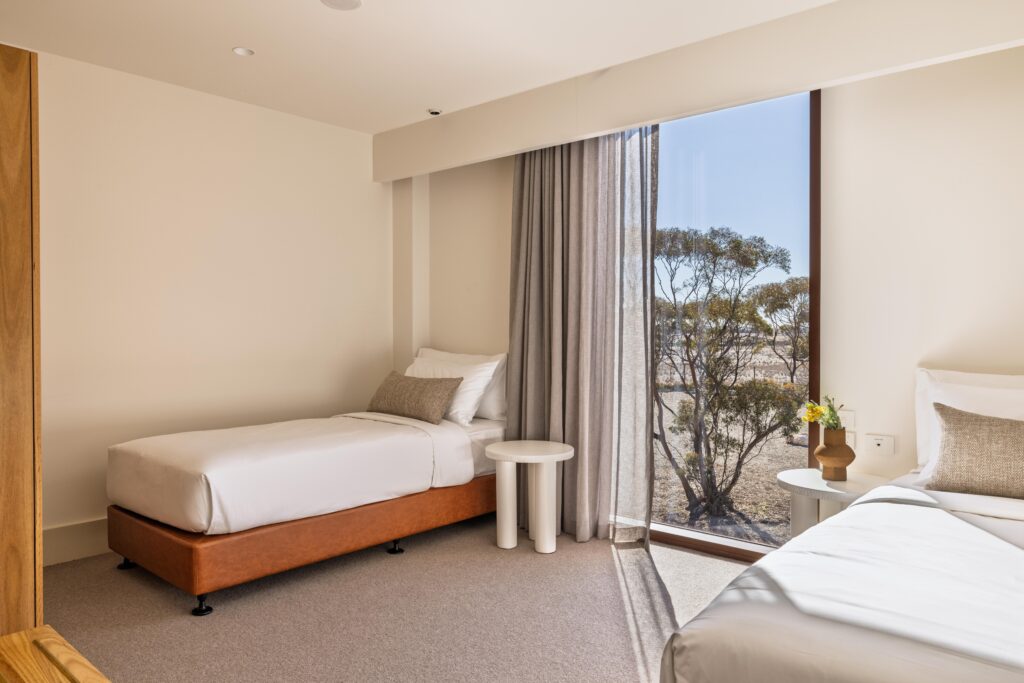 Twin bedroom in a Suite