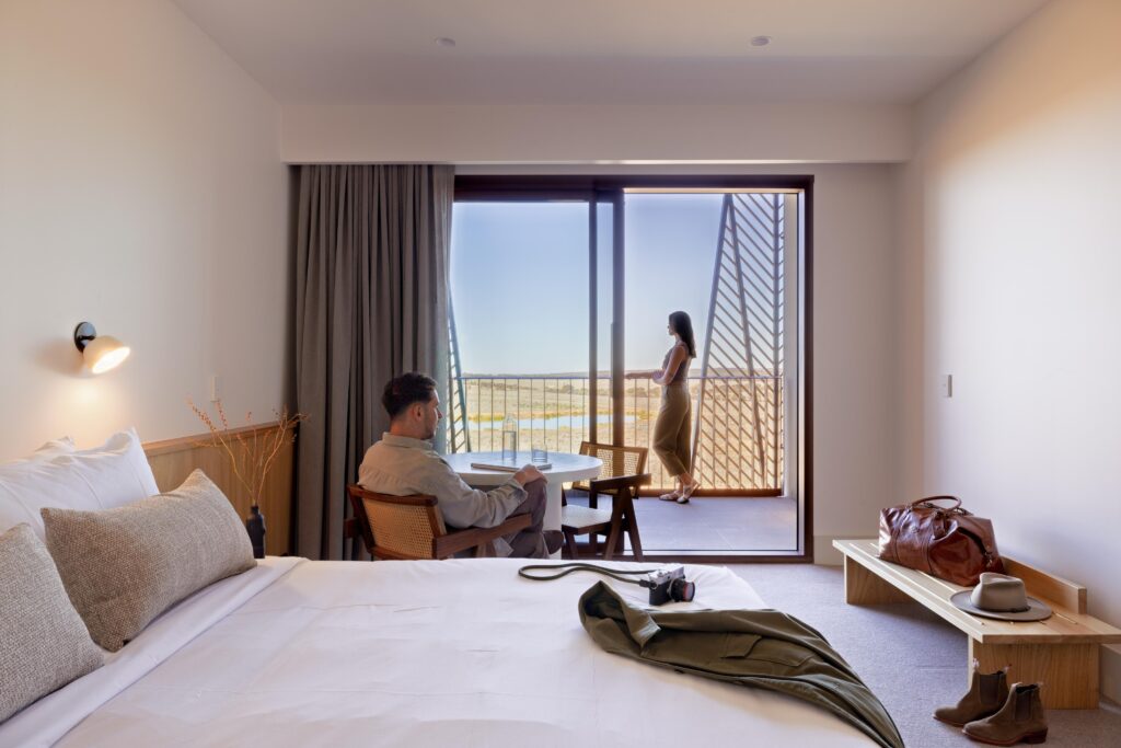 A couple in a room