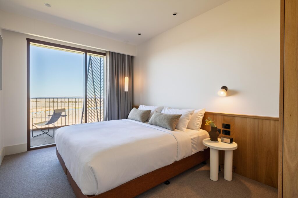 King bedroom in a suite