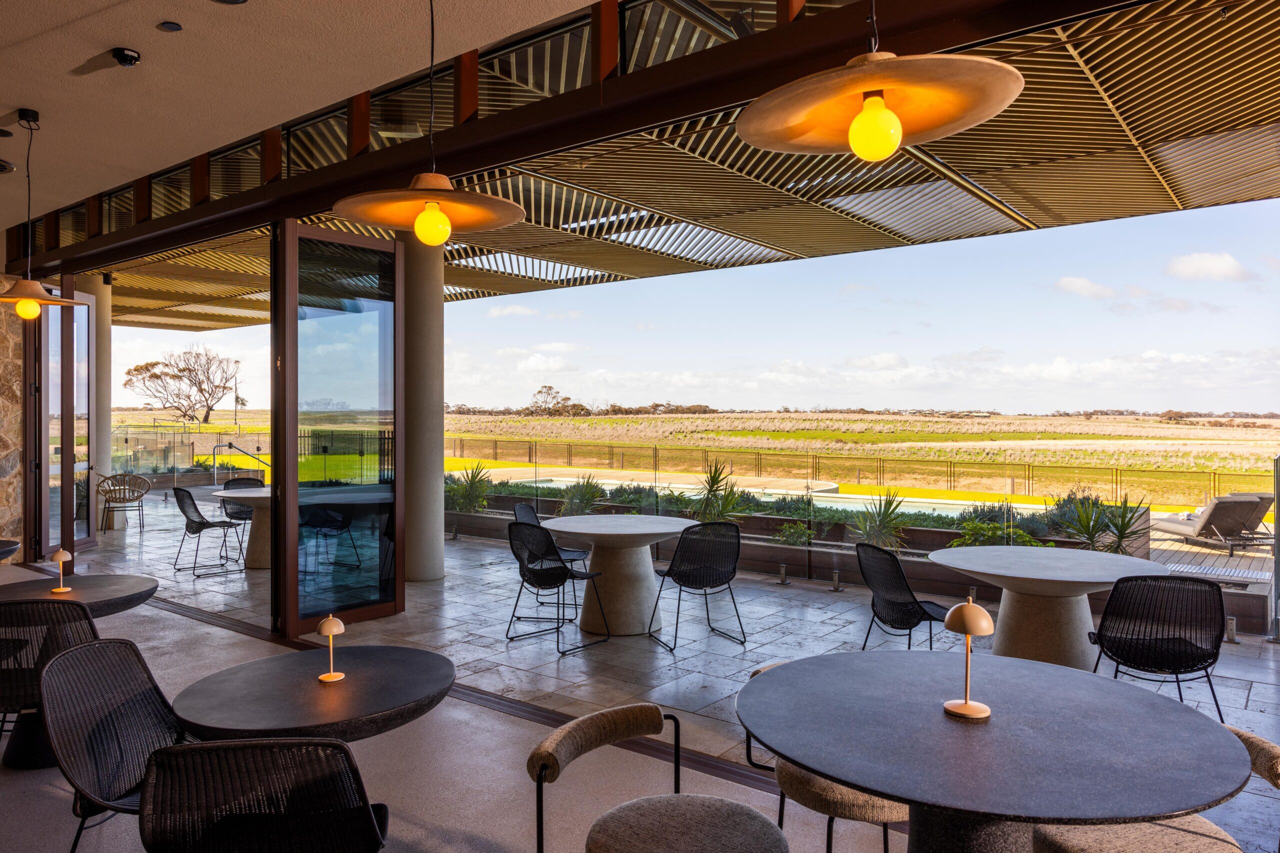 Dining at the pool bar